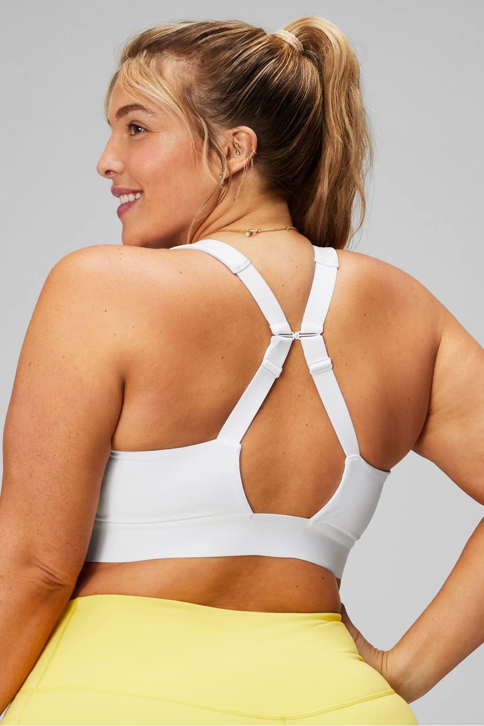 image:imageFabletics All Day Every Day BraWhite
