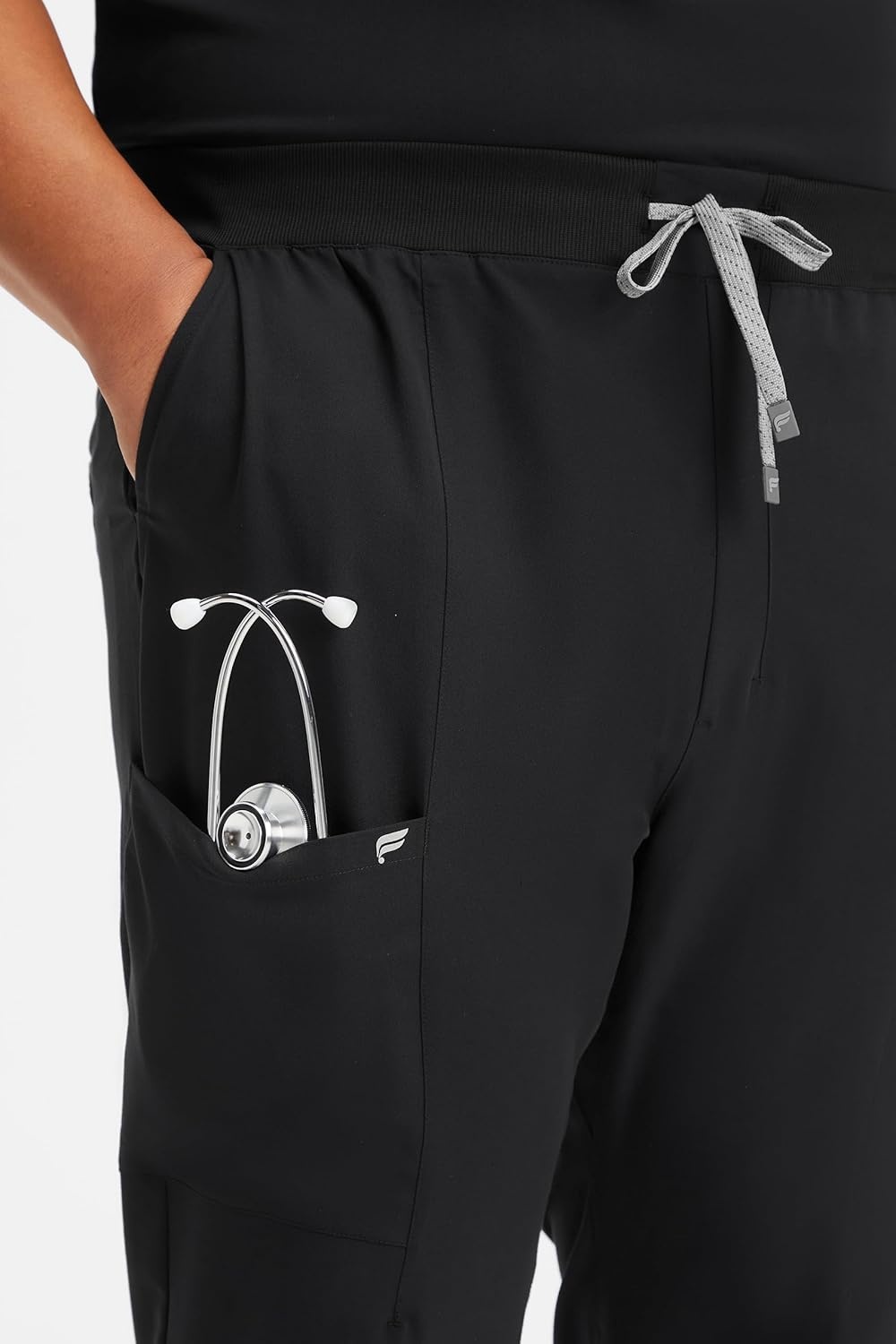 image:imageFabletics Mens AllShift 5Pocket Scrub Jogger MotionTech 4Way Stretch PocketPacked Lightweight SemiSlim FitBlack