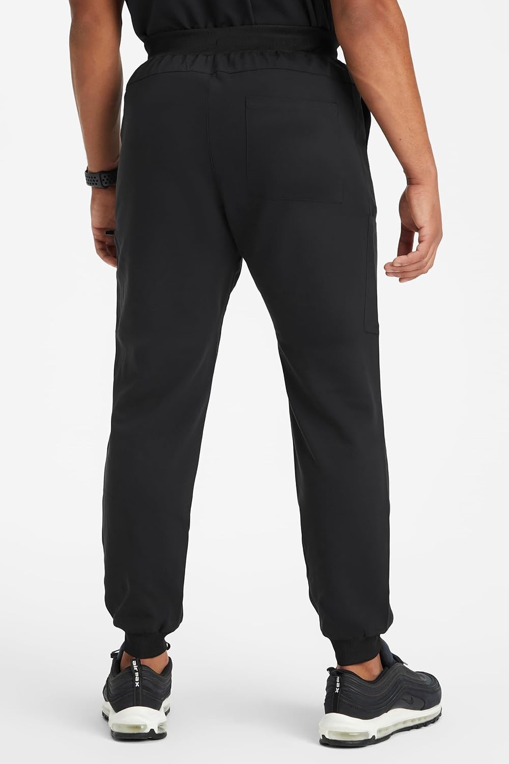 image:imageFabletics Mens AllShift 5Pocket Scrub Jogger MotionTech 4Way Stretch PocketPacked Lightweight SemiSlim FitBlack