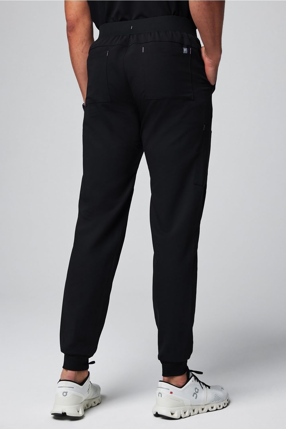 image:imageFabletics Mens AllShift 5Pocket Scrub Jogger MotionTech 4Way Stretch PocketPacked Lightweight SemiSlim FitBlackLilac