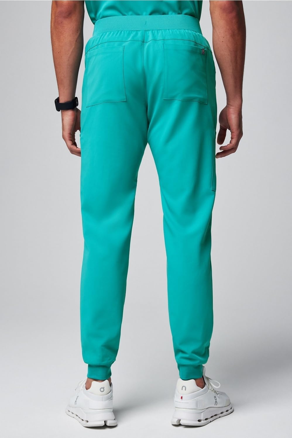 image:imageFabletics Mens AllShift 5Pocket Scrub Jogger MotionTech 4Way Stretch PocketPacked Lightweight SemiSlim FitBlue Lagoon