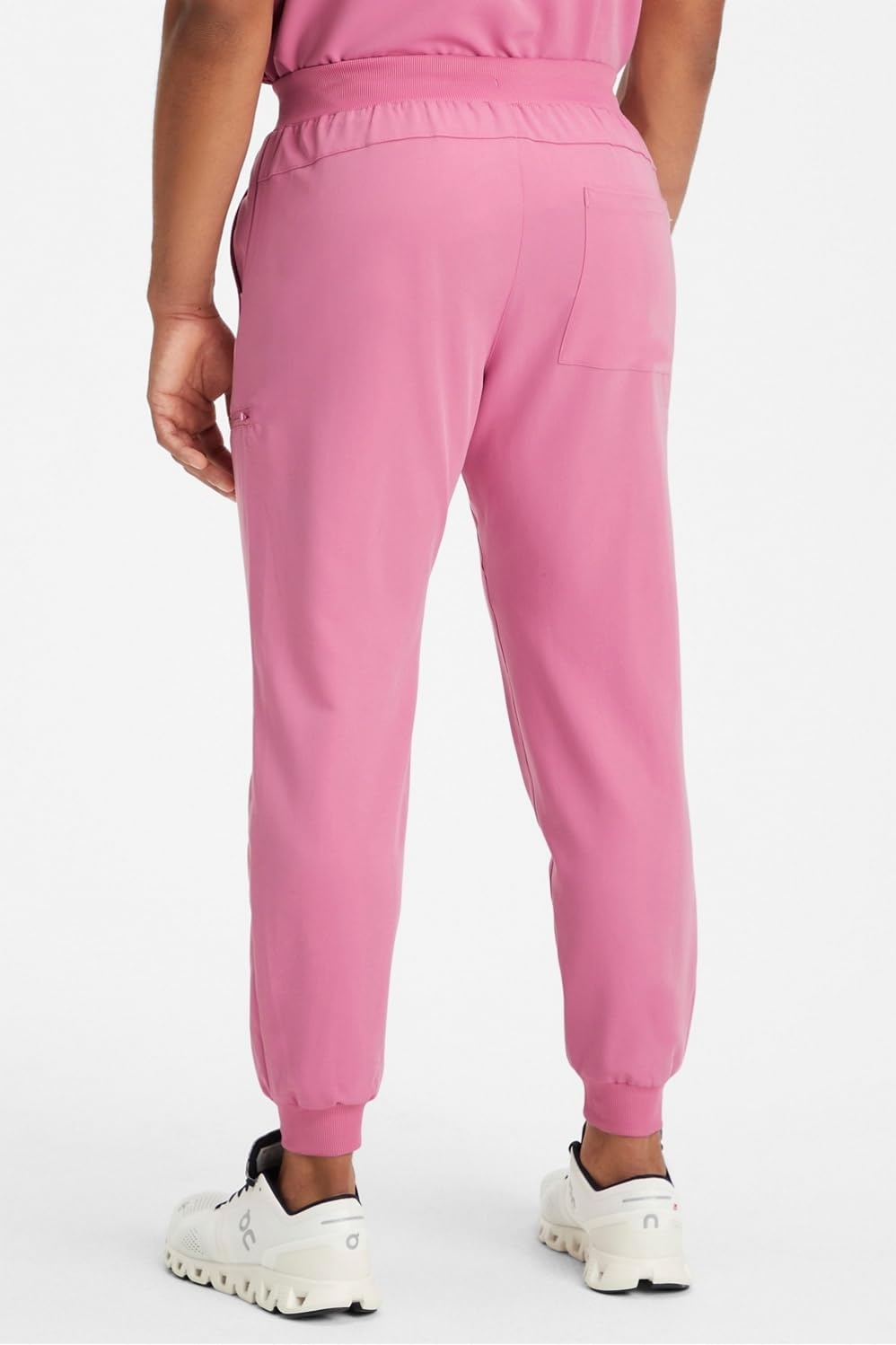 image:imageFabletics Mens AllShift 5Pocket Scrub Jogger MotionTech 4Way Stretch PocketPacked Lightweight SemiSlim FitCashmere Pink