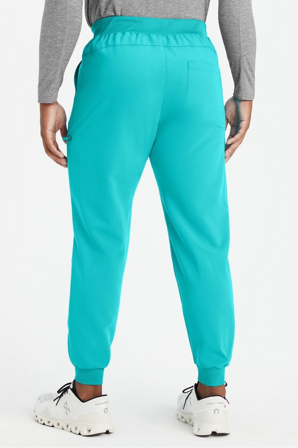 image:imageFabletics Mens AllShift 5Pocket Scrub Jogger MotionTech 4Way Stretch PocketPacked Lightweight SemiSlim FitElectric Teal