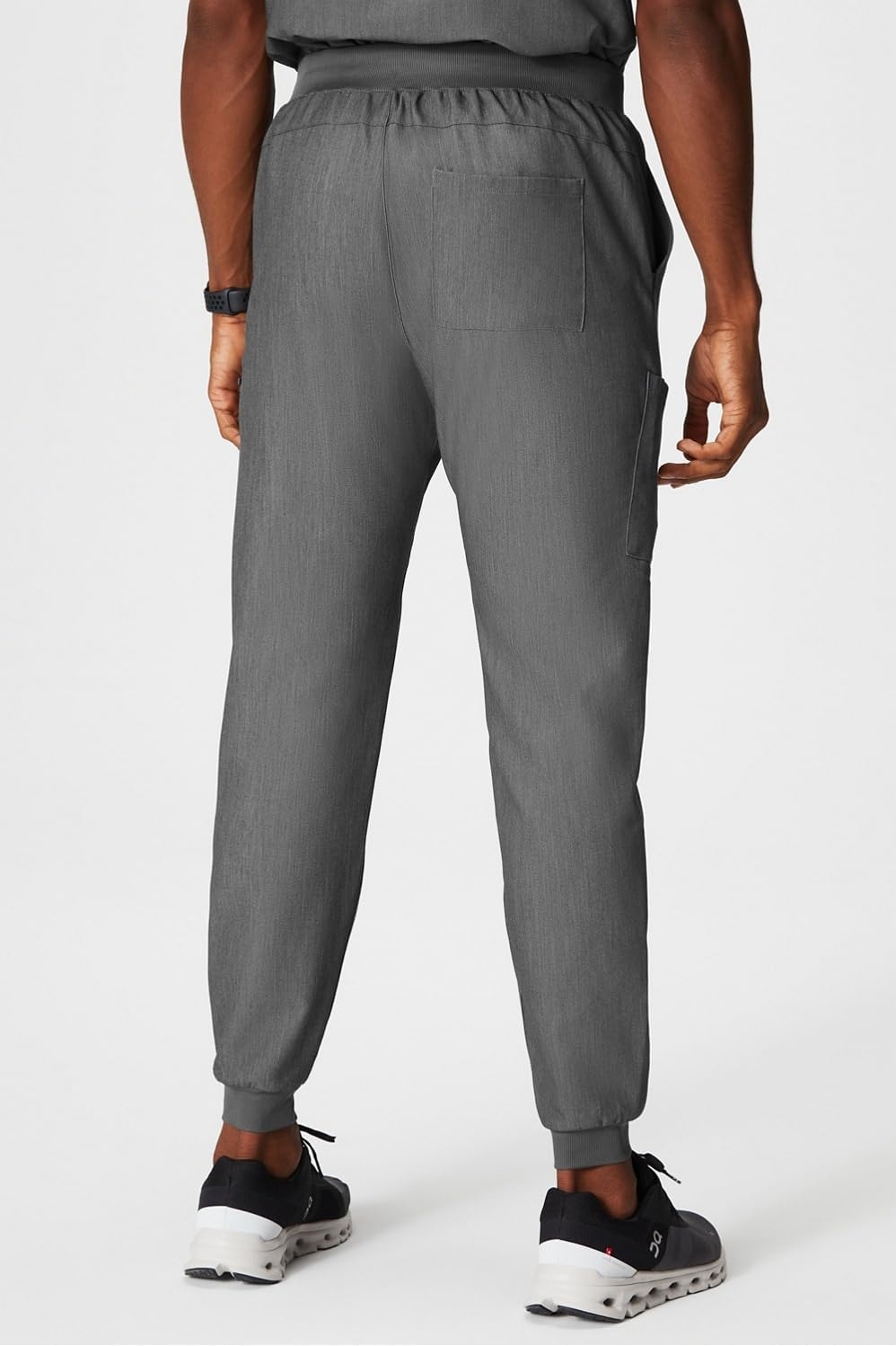image:imageFabletics Mens AllShift 5Pocket Scrub Jogger MotionTech 4Way Stretch PocketPacked Lightweight SemiSlim FitHeather GreyUltraviolet