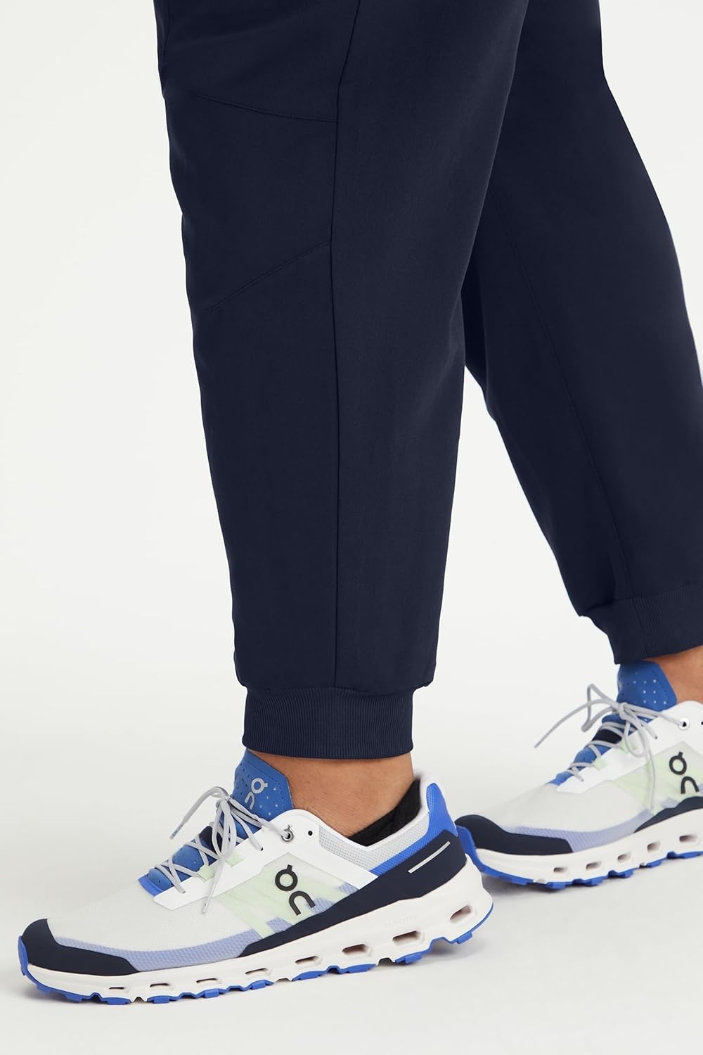image:imageFabletics Mens AllShift 5Pocket Scrub Jogger MotionTech 4Way Stretch PocketPacked Lightweight SemiSlim FitNavy