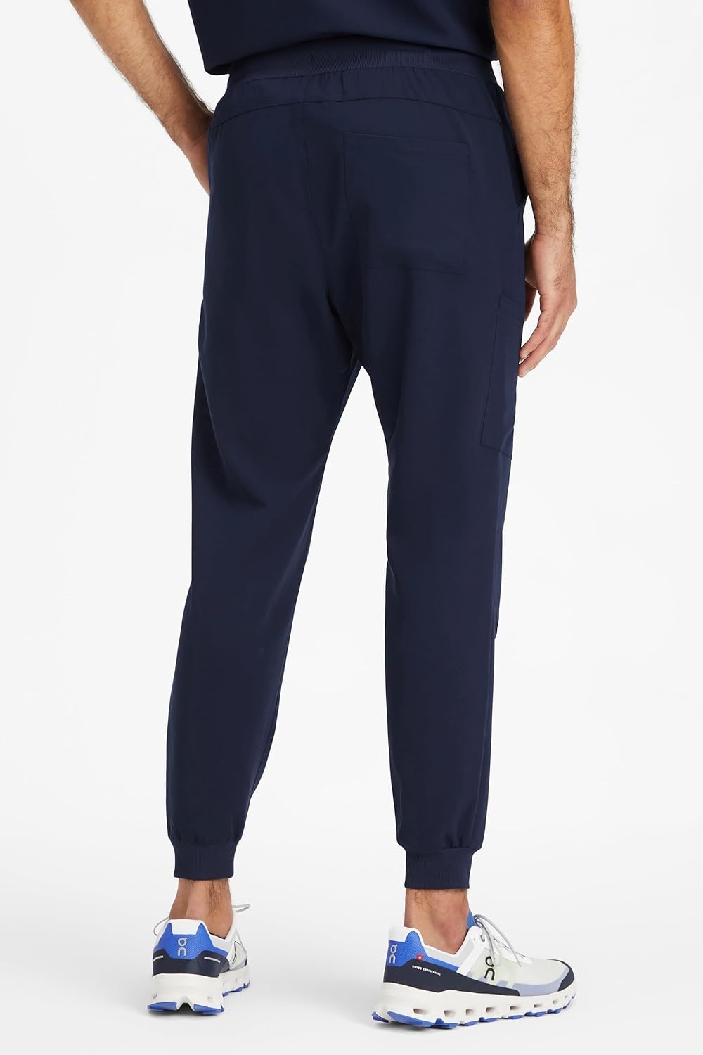image:imageFabletics Mens AllShift 5Pocket Scrub Jogger MotionTech 4Way Stretch PocketPacked Lightweight SemiSlim FitNavy