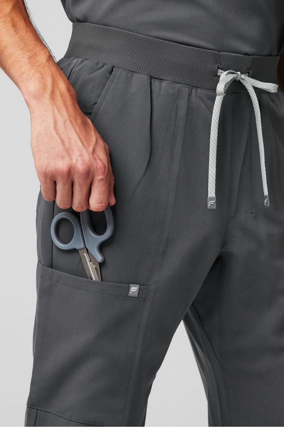 image:imageFabletics Mens AllShift 5Pocket Scrub Jogger MotionTech 4Way Stretch PocketPacked Lightweight SemiSlim FitOnyx