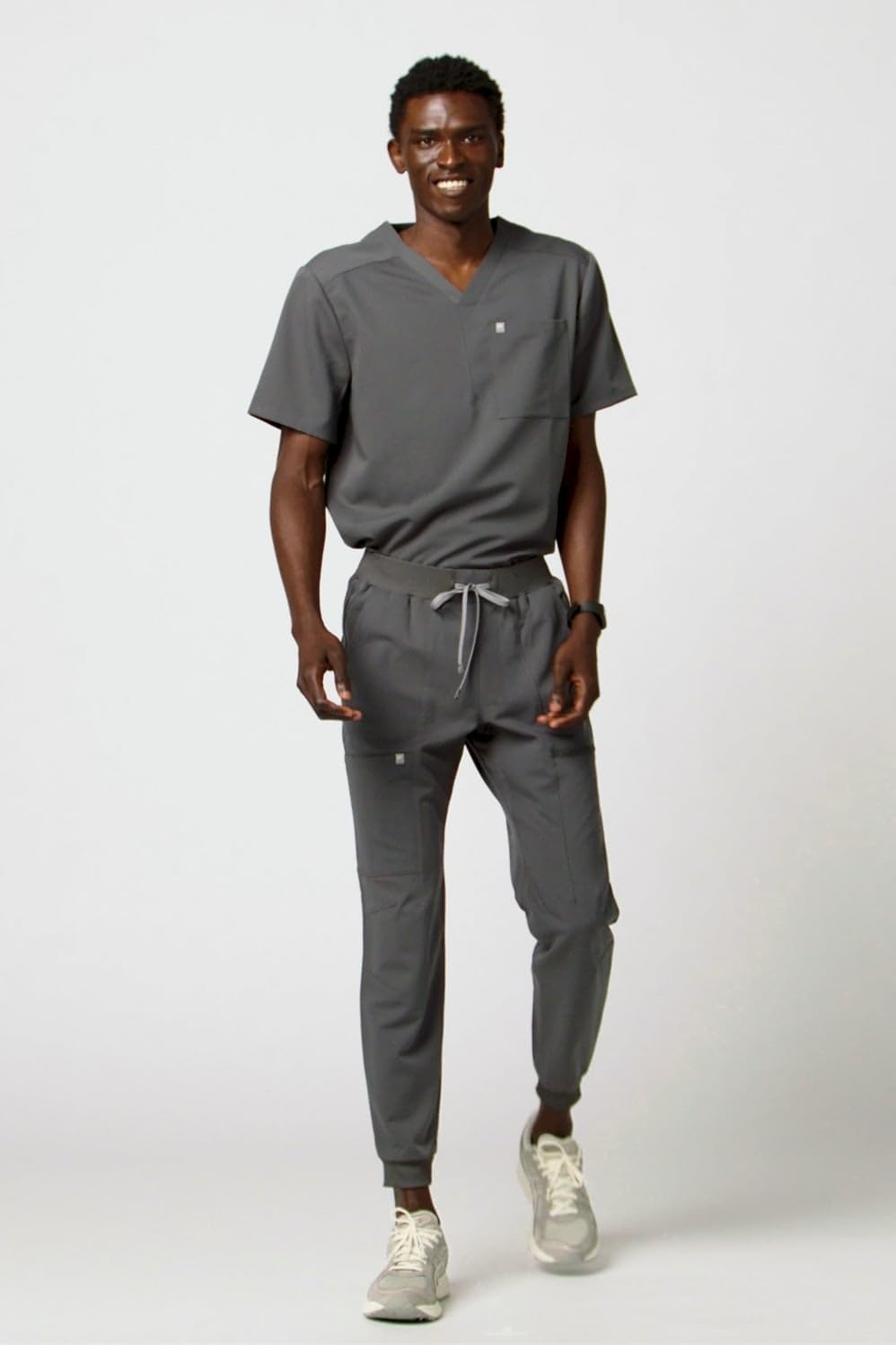 image:imageFabletics Mens AllShift 5Pocket Scrub Jogger MotionTech 4Way Stretch PocketPacked Lightweight SemiSlim FitOnyx