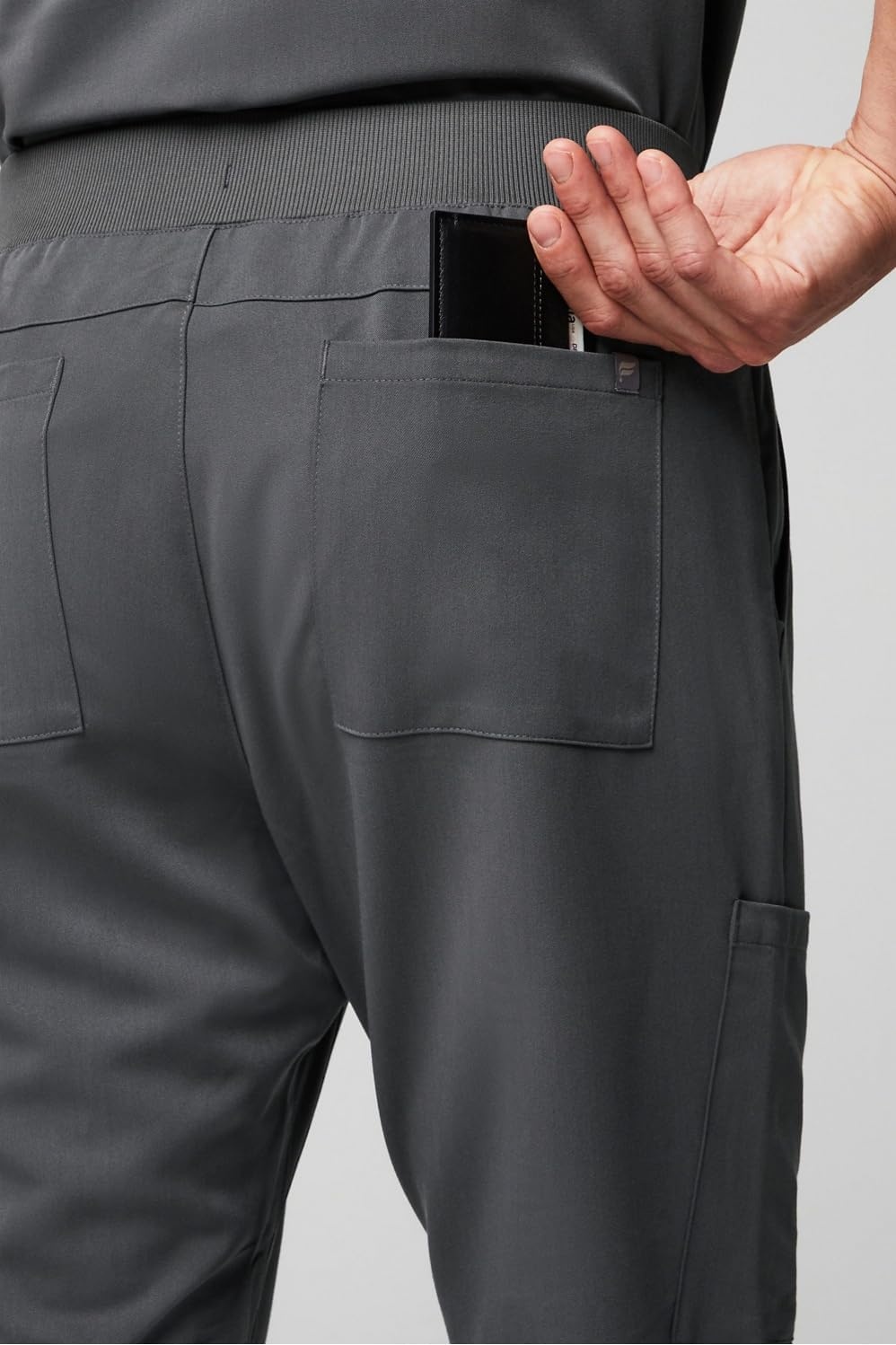 image:imageFabletics Mens AllShift 5Pocket Scrub Jogger MotionTech 4Way Stretch PocketPacked Lightweight SemiSlim FitOnyx