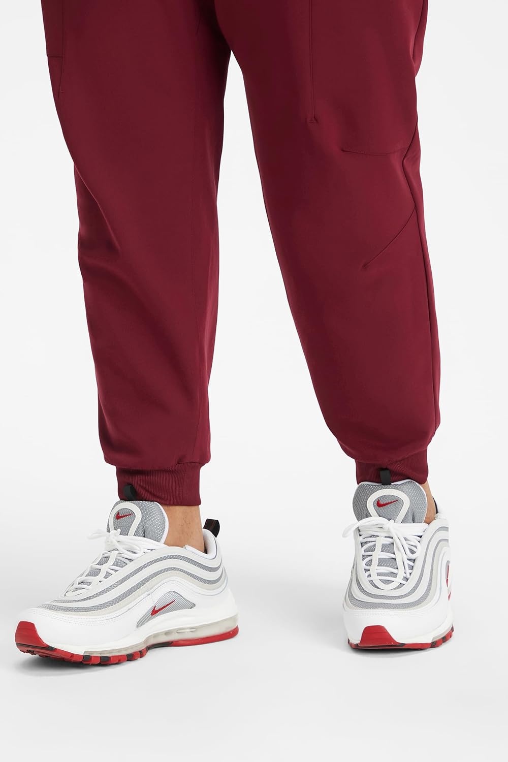 image:imageFabletics Mens AllShift 5Pocket Scrub Jogger MotionTech 4Way Stretch PocketPacked Lightweight SemiSlim FitWine