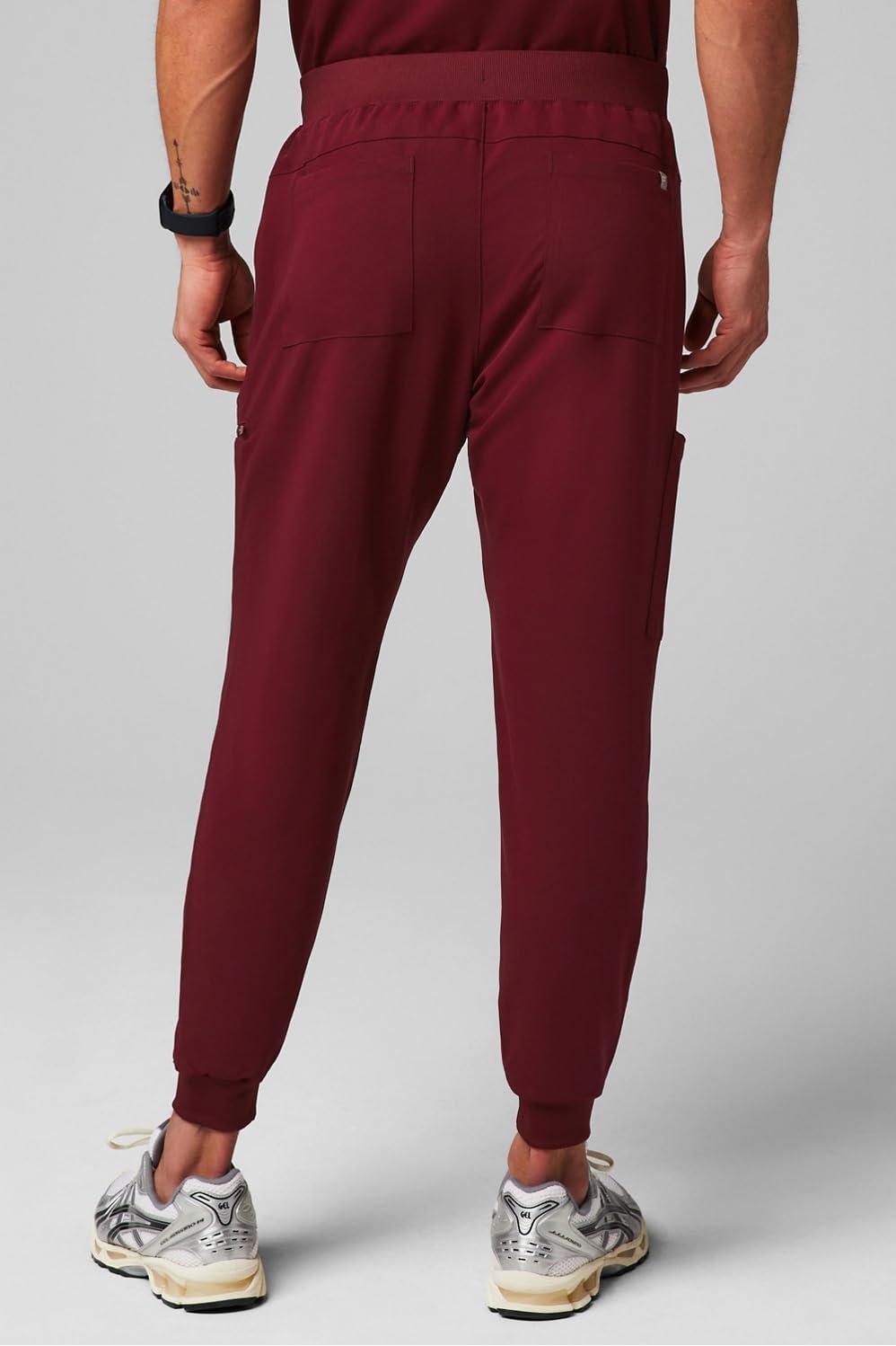 image:imageFabletics Mens AllShift 5Pocket Scrub Jogger MotionTech 4Way Stretch PocketPacked Lightweight SemiSlim FitWine