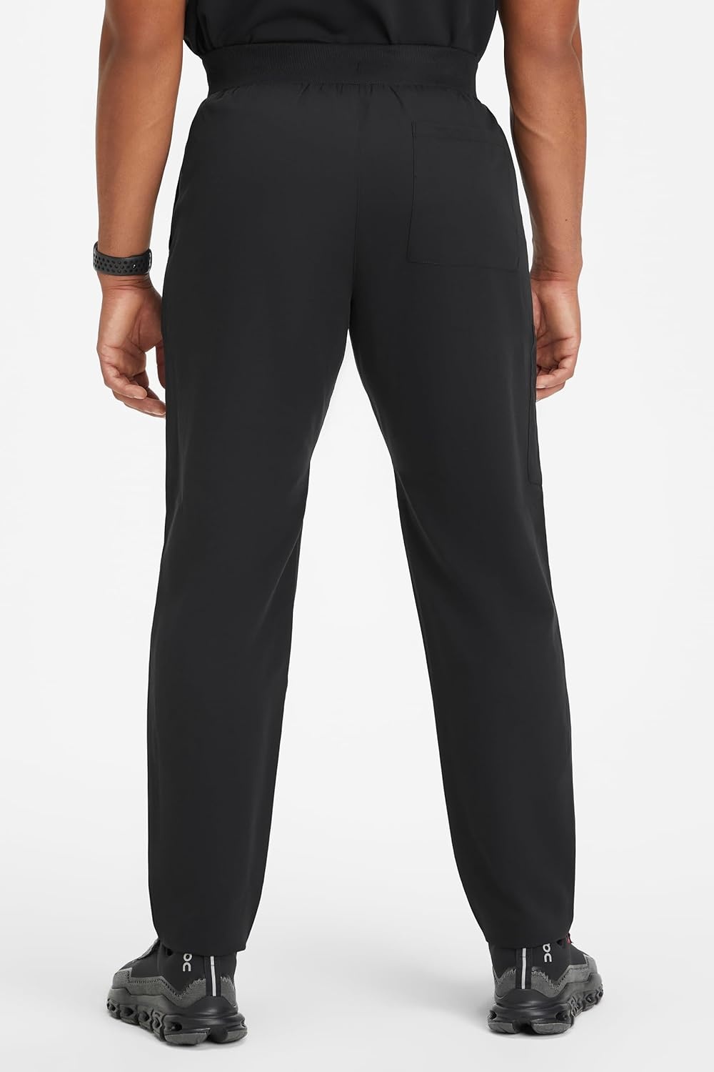image:imageFabletics Mens Intake Scrub Pant MotionTech 4Way Stretch PocketPacked WrinkleResist SemiSlim FitBlack