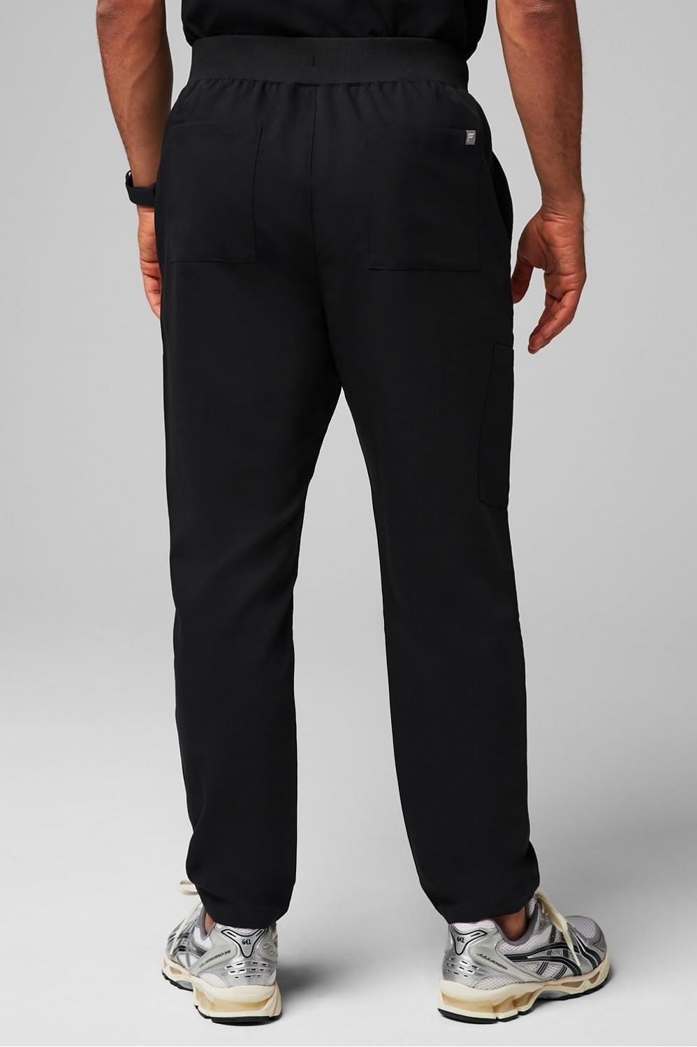 image:imageFabletics Mens Intake Scrub Pant MotionTech 4Way Stretch PocketPacked WrinkleResist SemiSlim FitBlack