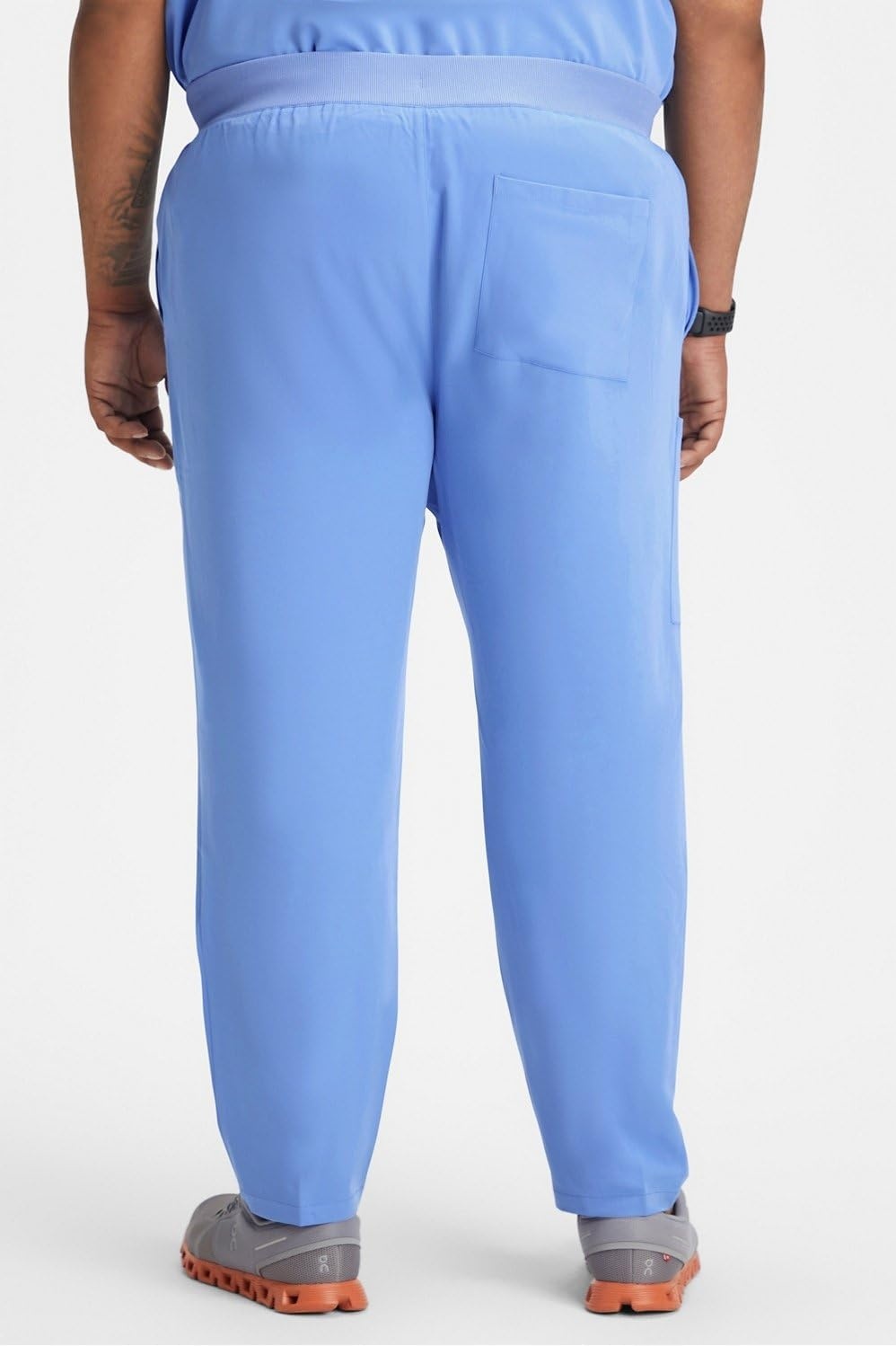 image:imageFabletics Mens Intake Scrub Pant MotionTech 4Way Stretch PocketPacked WrinkleResist SemiSlim FitCeil Blue