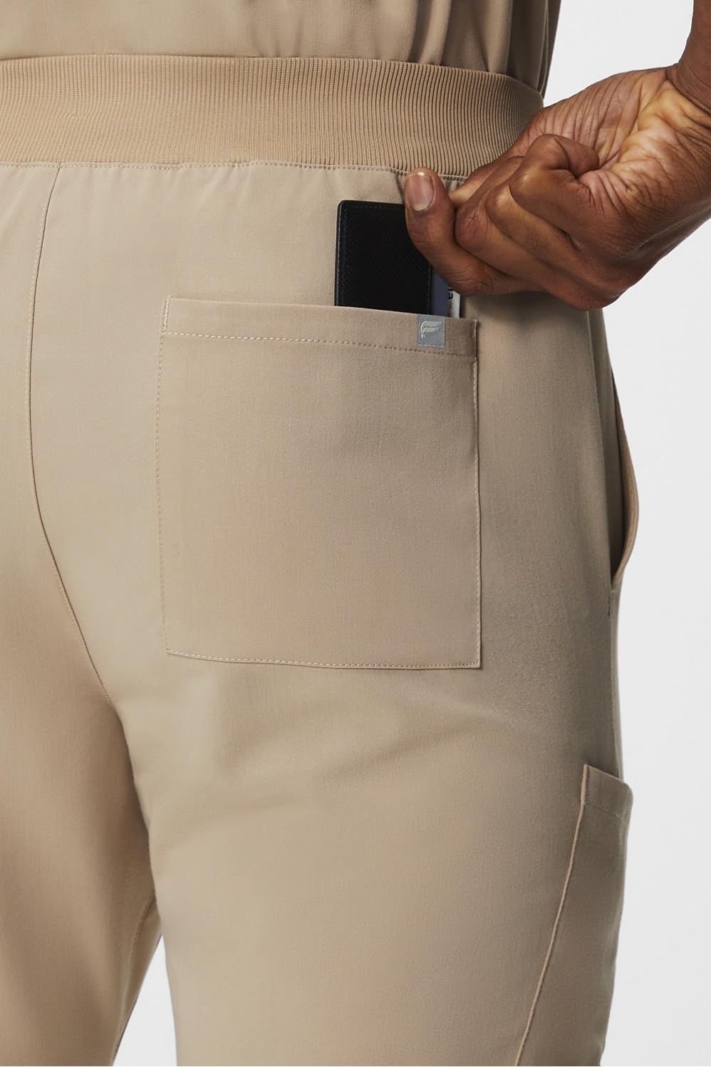 image:imageFabletics Mens Intake Scrub Pant MotionTech 4Way Stretch PocketPacked WrinkleResist SemiSlim FitChai