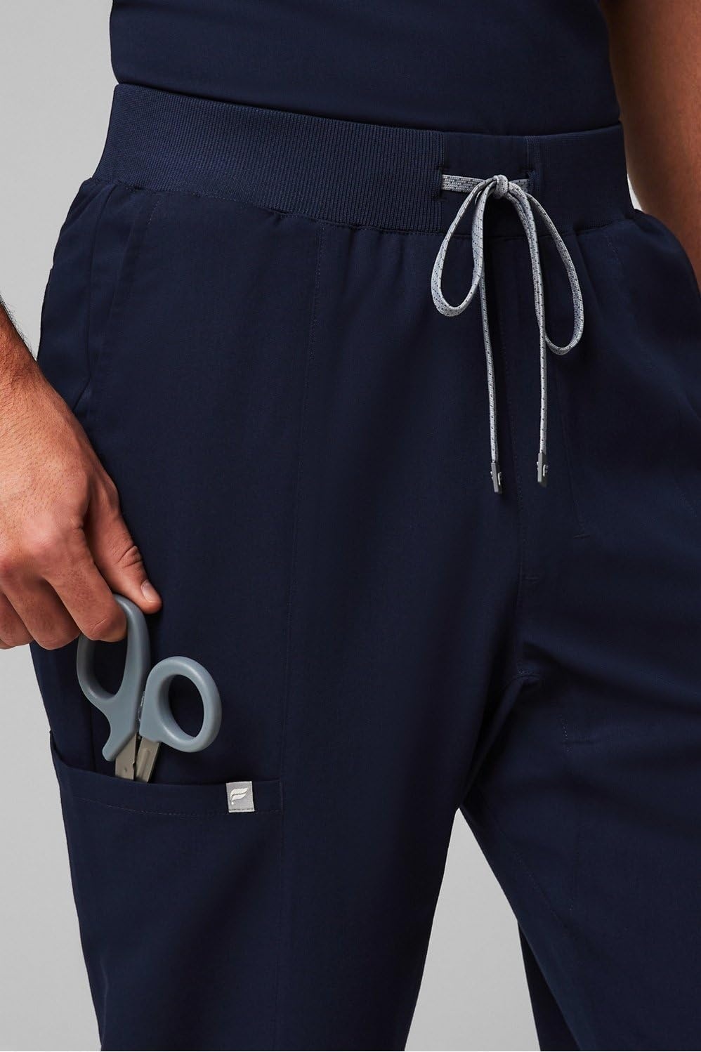 image:imageFabletics Mens Intake Scrub Pant MotionTech 4Way Stretch PocketPacked WrinkleResist SemiSlim FitNavy