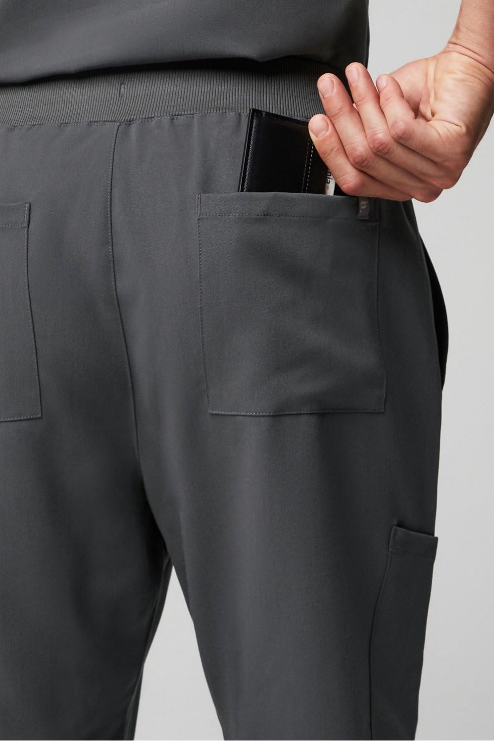 image:imageFabletics Mens Intake Scrub Pant MotionTech 4Way Stretch PocketPacked WrinkleResist SemiSlim FitOnyx
