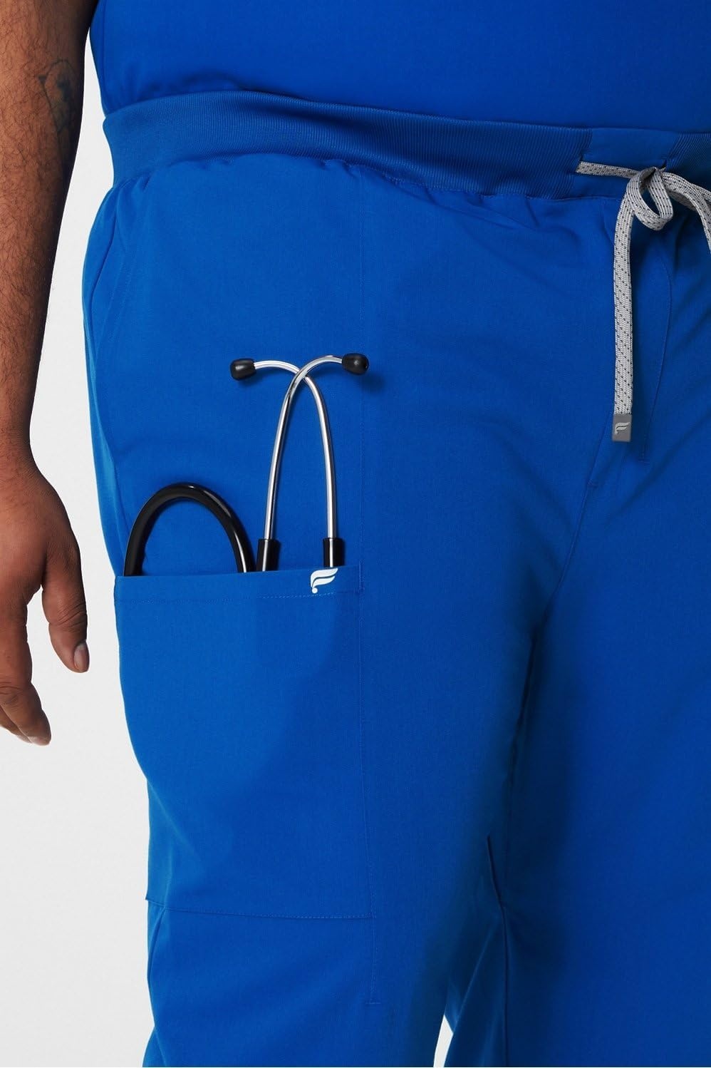 image:imageFabletics Mens Intake Scrub Pant MotionTech 4Way Stretch PocketPacked WrinkleResist SemiSlim FitRoyal Blue