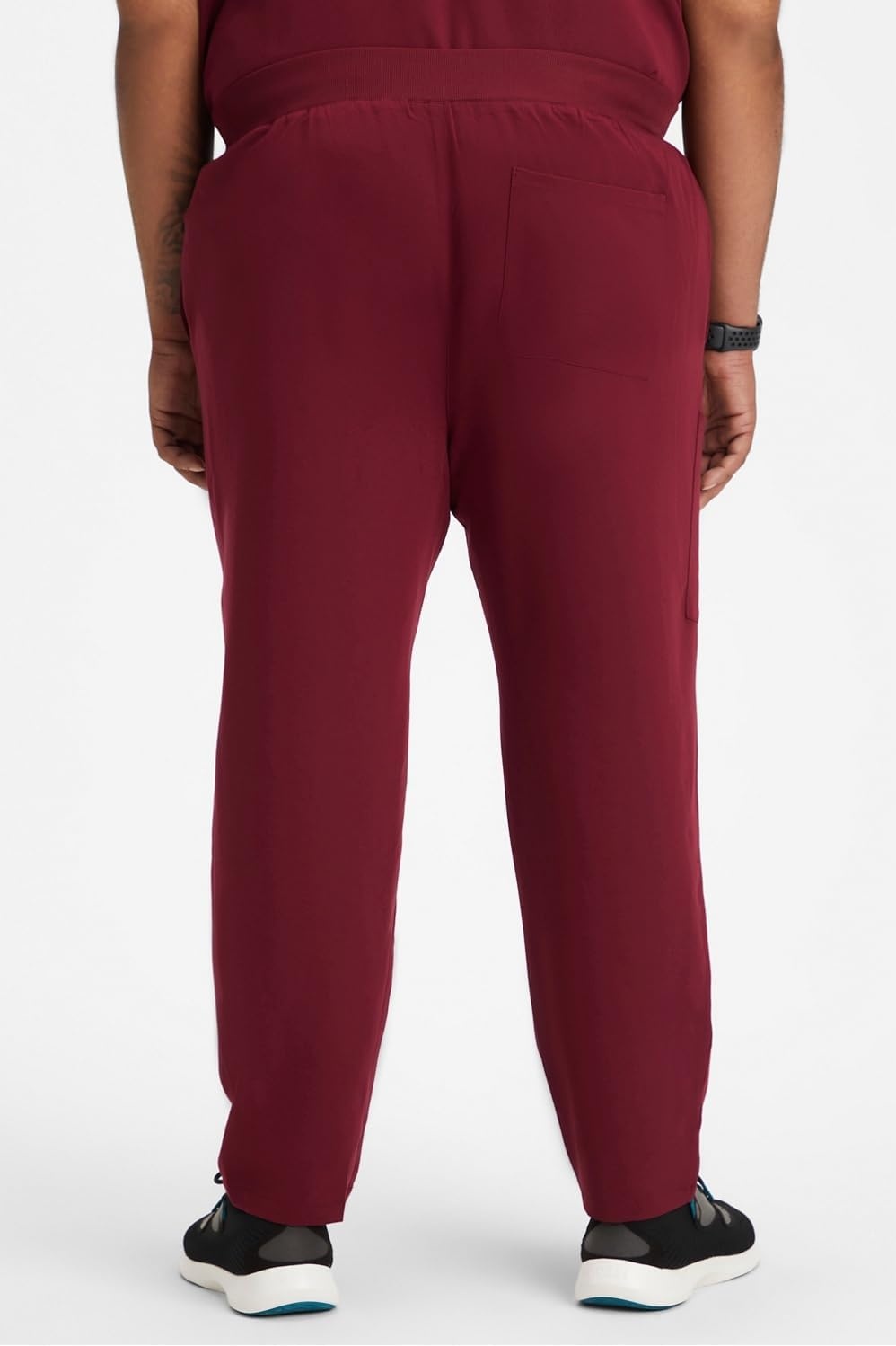 image:imageFabletics Mens Intake Scrub Pant MotionTech 4Way Stretch PocketPacked WrinkleResist SemiSlim FitWine