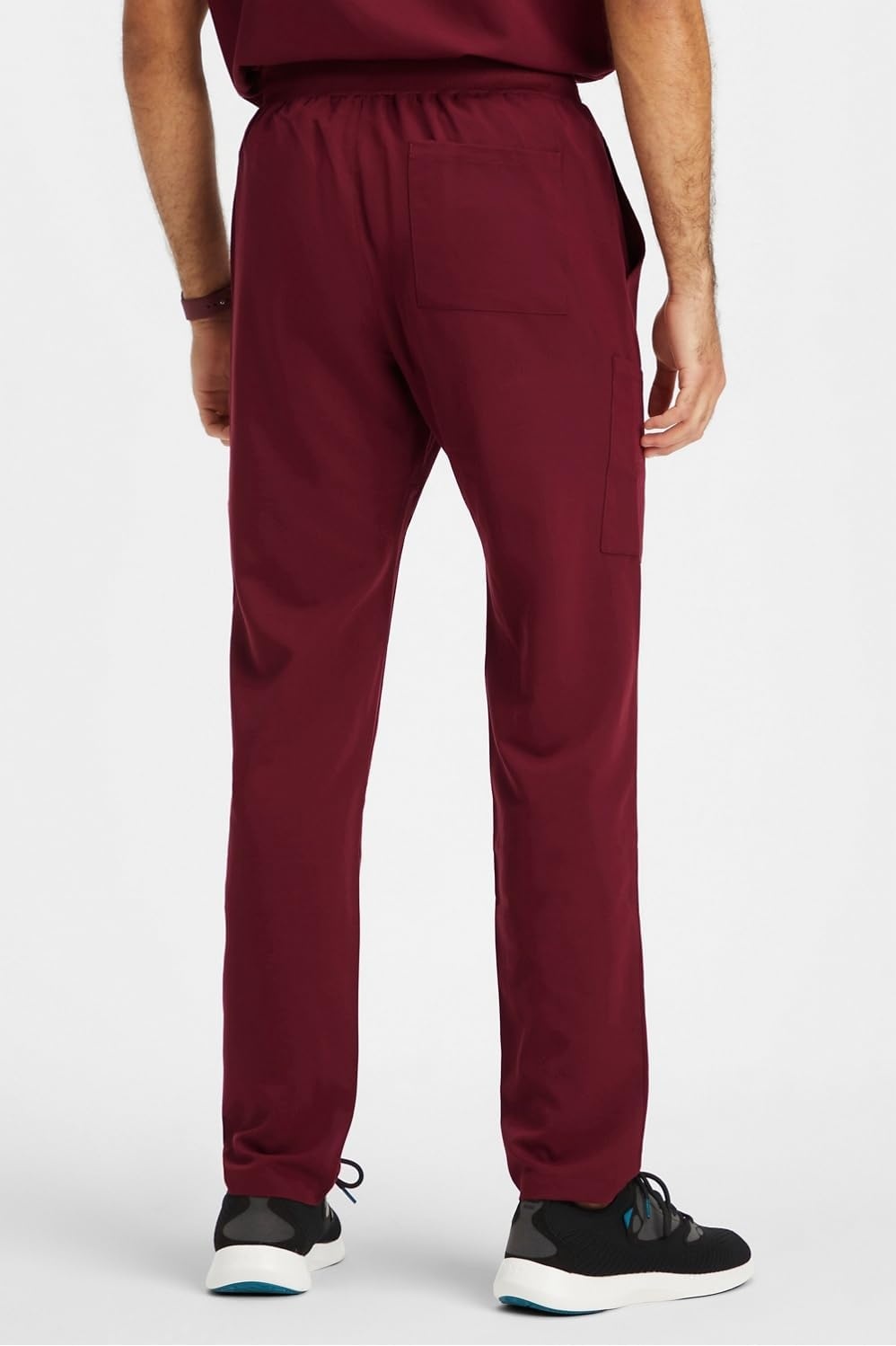 image:imageFabletics Mens Intake Scrub Pant MotionTech 4Way Stretch PocketPacked WrinkleResist SemiSlim FitWine