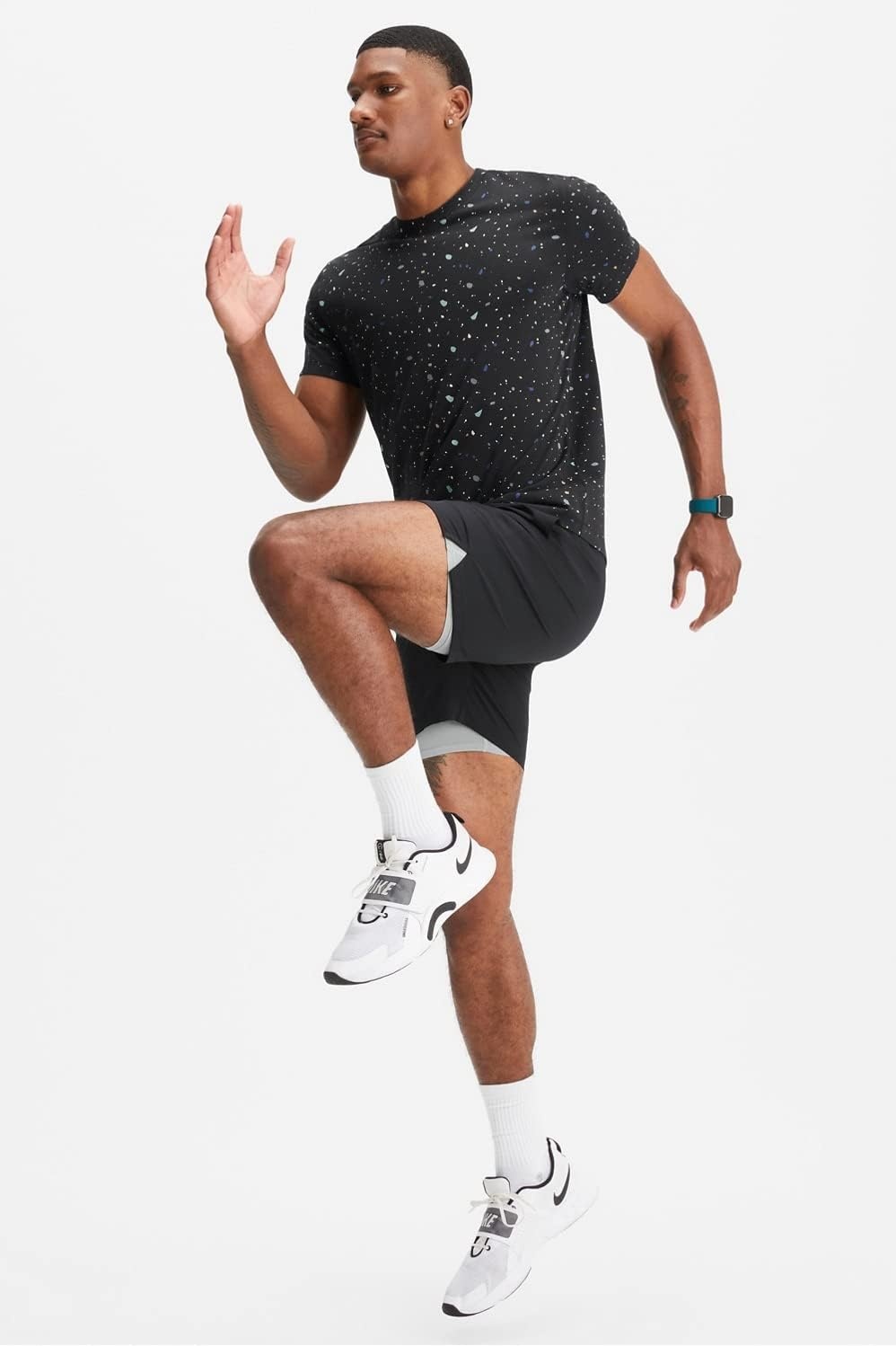 image:imageFabletics Mens The Fundamental Short II Lined Workout Running Training Gym Yoga Ultra LightweightBlack