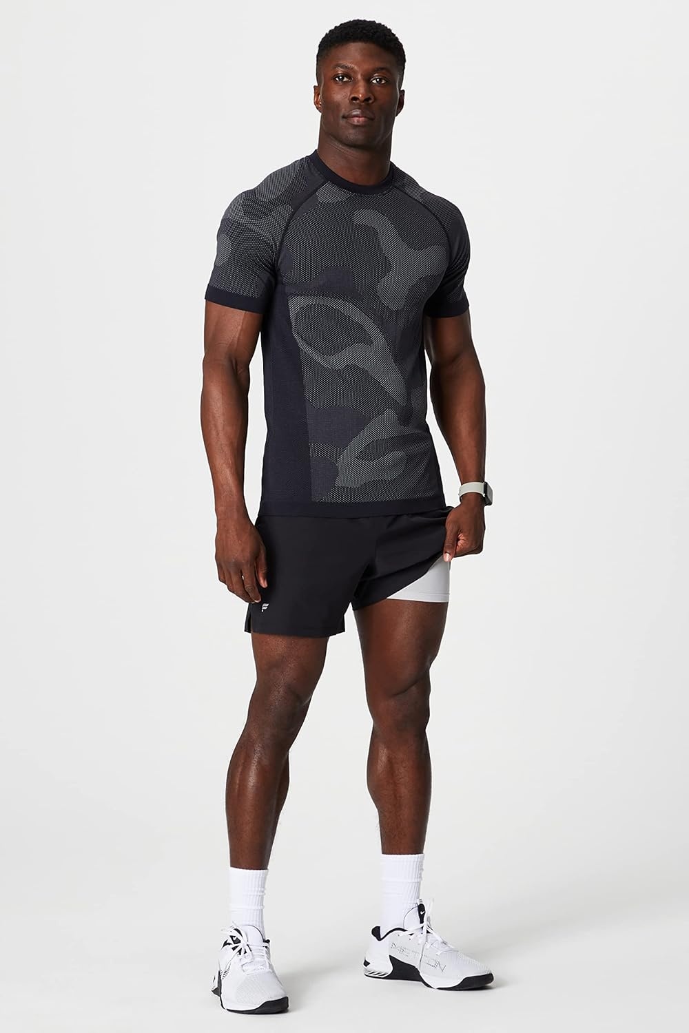 image:imageFabletics Mens The Fundamental Short II Lined Workout Running Training Gym Yoga Ultra LightweightBlack