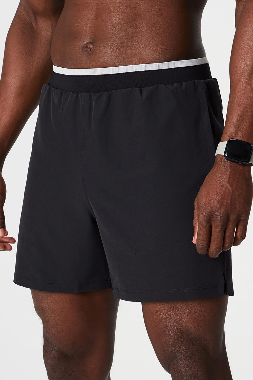 image:imageFabletics Mens The Fundamental Short II Lined Workout Running Training Gym Yoga Ultra LightweightBlack