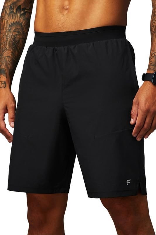 image:imageFabletics Mens The Fundamental Short II Lined Workout Running Training Gym Yoga Ultra LightweightBlackBlack