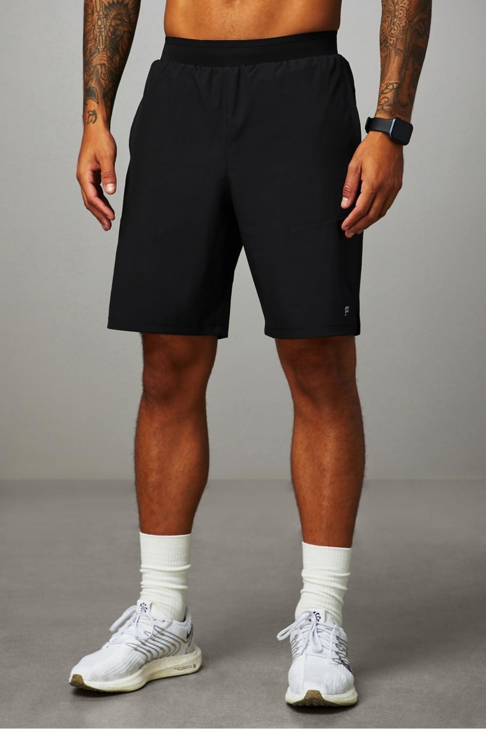 image:imageFabletics Mens The Fundamental Short II Lined Workout Running Training Gym Yoga Ultra LightweightBlackBlack