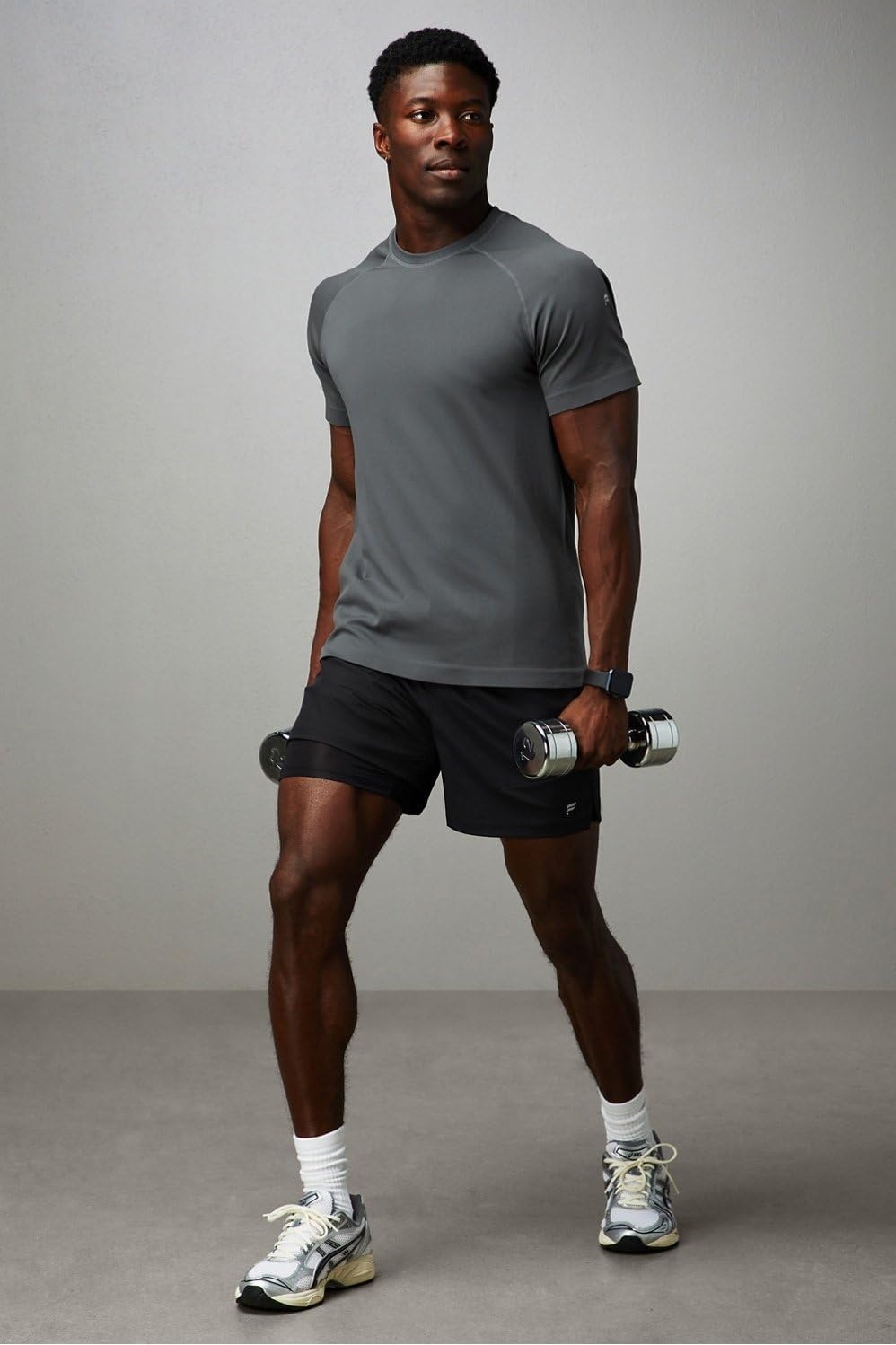 image:imageFabletics Mens The Fundamental Short II Lined Workout Running Training Gym Yoga Ultra LightweightBlackBlack