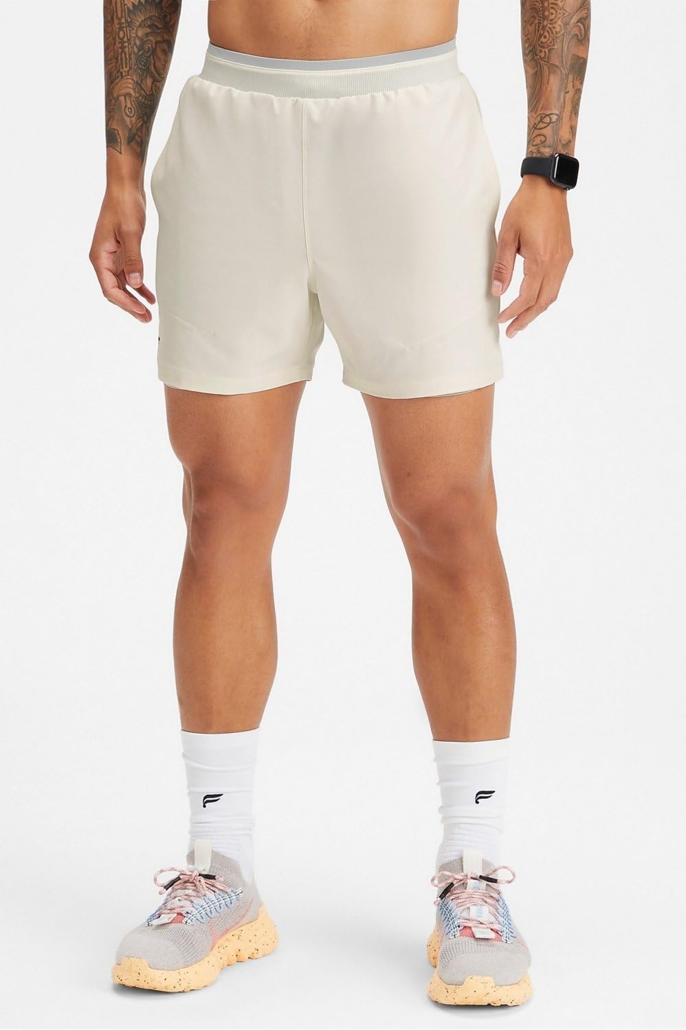 image:imageFabletics Mens The Fundamental Short II Lined Workout Running Training Gym Yoga Ultra LightweightBone