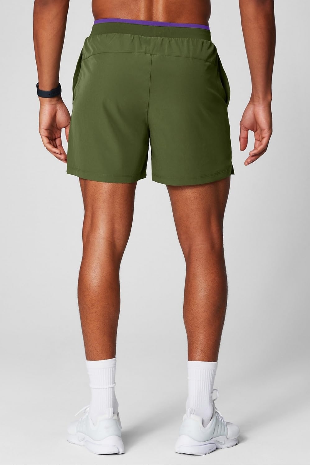 image:imageFabletics Mens The Fundamental Short II Lined Workout Running Training Gym Yoga Ultra LightweightDark Moss