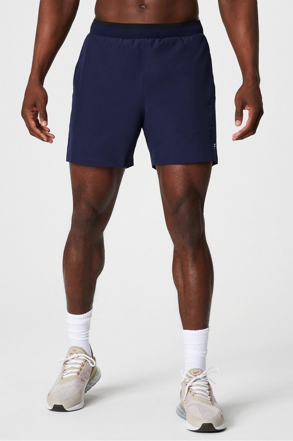 image:imageFabletics Mens The Fundamental Short II Lined Workout Running Training Gym Yoga Ultra LightweightDeep Navy