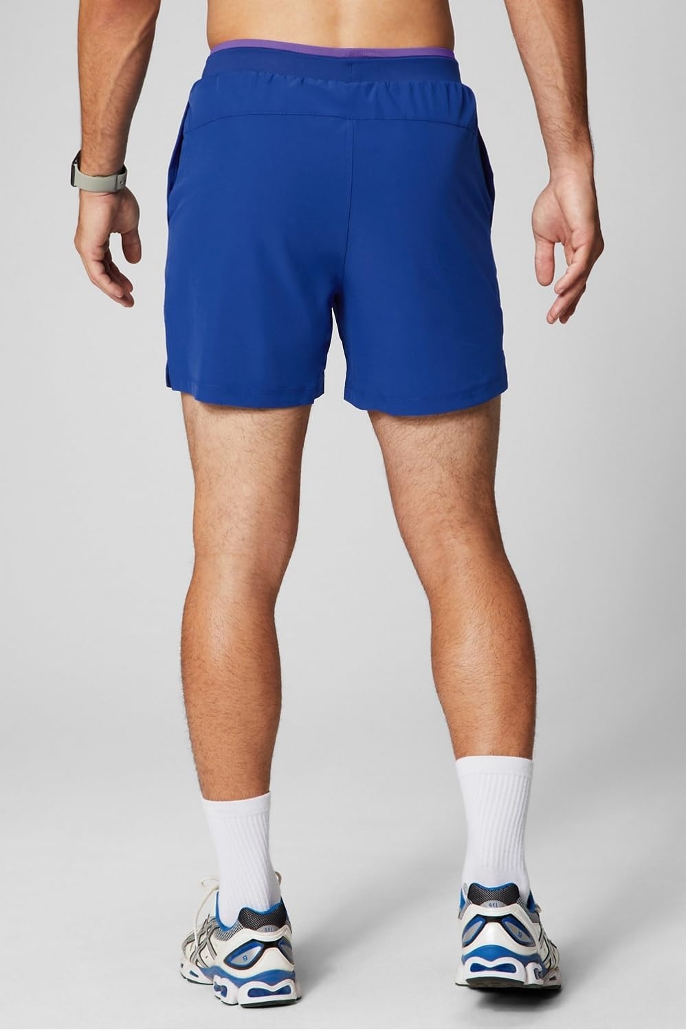 image:imageFabletics Mens The Fundamental Short II Lined Workout Running Training Gym Yoga Ultra LightweightFrench Blue