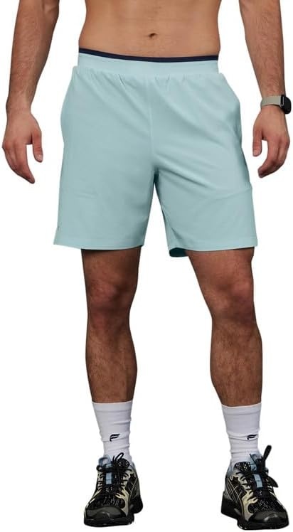 image:imageFabletics Mens The Fundamental Short II Lined Workout Running Training Gym Yoga Ultra LightweightNordic Blue