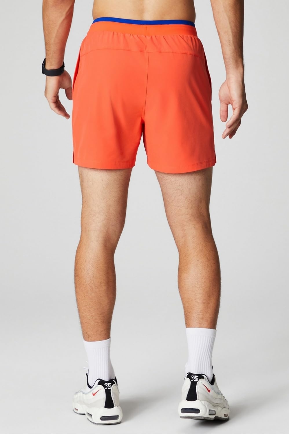 image:imageFabletics Mens The Fundamental Short II Lined Workout Running Training Gym Yoga Ultra LightweightPassion Orange