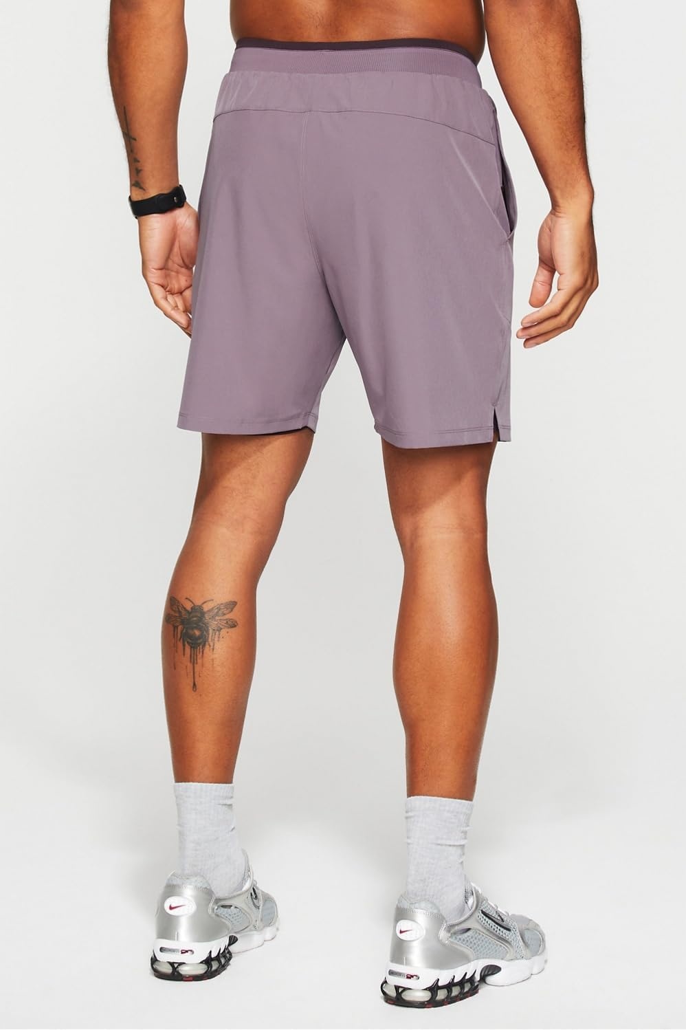 image:imageFabletics Mens The Fundamental Short II Lined Workout Running Training Gym Yoga Ultra LightweightPlum Cactus