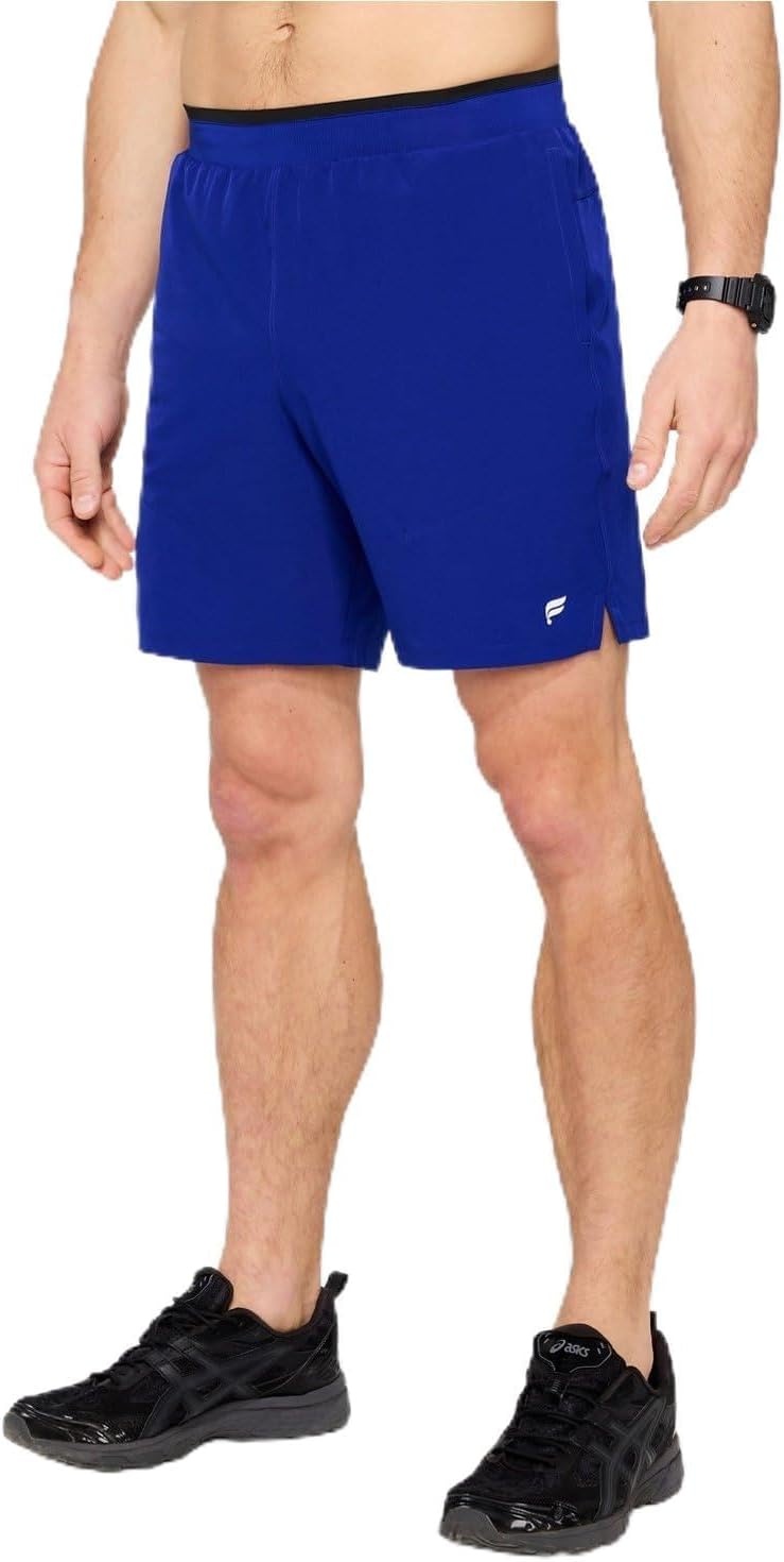 image:imageFabletics Mens The Fundamental Short II Workout Running Training Gym Yoga Ultra LightweightAdmiral Blue