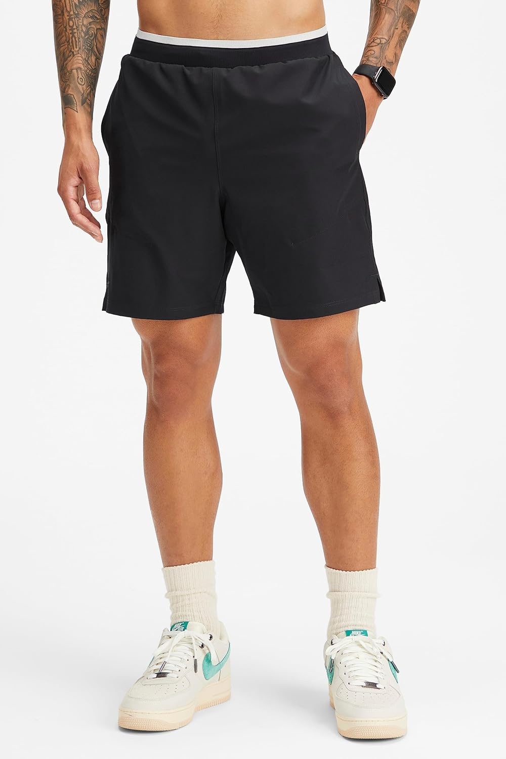 image:imageFabletics Mens The Fundamental Short II Workout Running Training Gym Yoga Ultra LightweightBlack