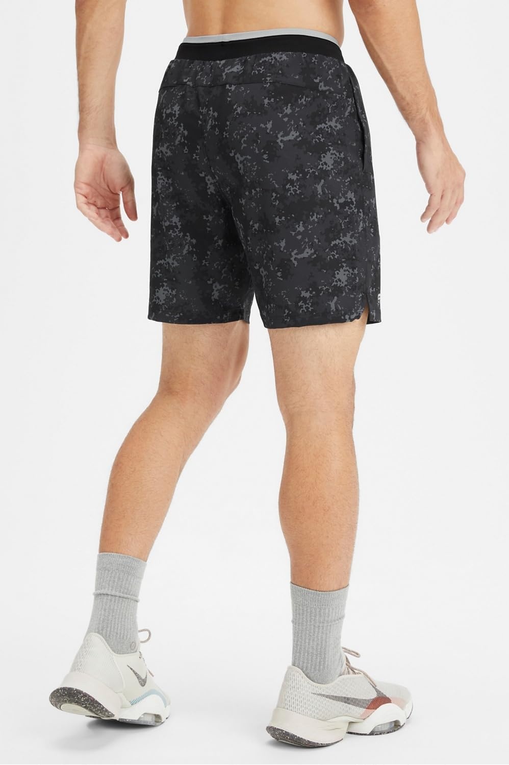 image:imageFabletics Mens The Fundamental Short II Workout Running Training Gym Yoga Ultra LightweightBlack Nueue Camo