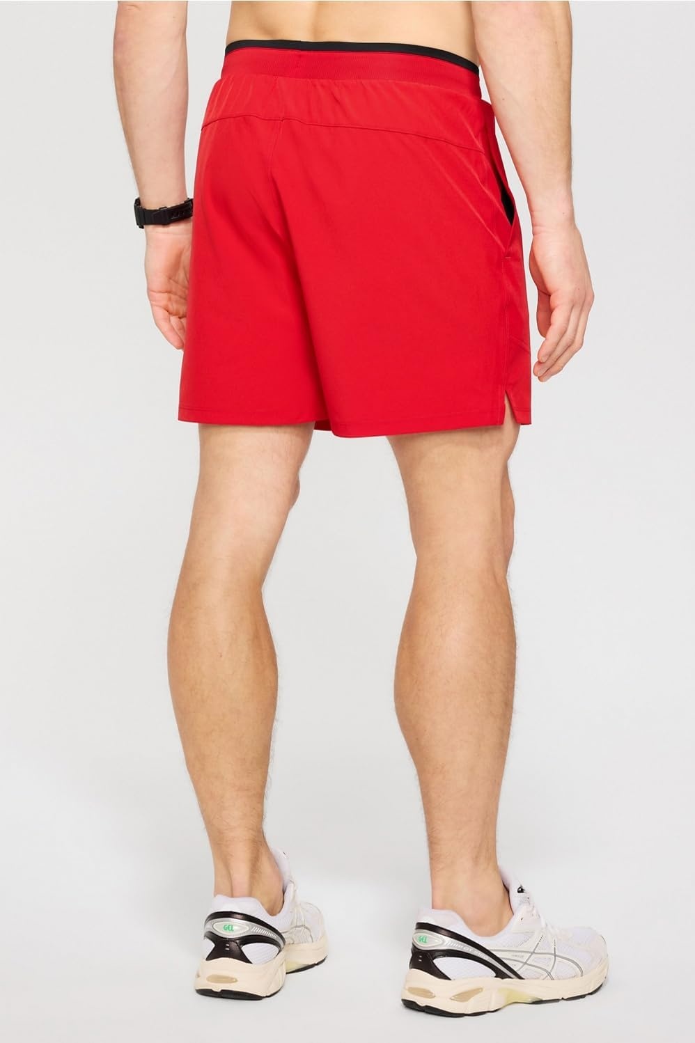image:imageFabletics Mens The Fundamental Short II Workout Running Training Gym Yoga Ultra LightweightHeated Red