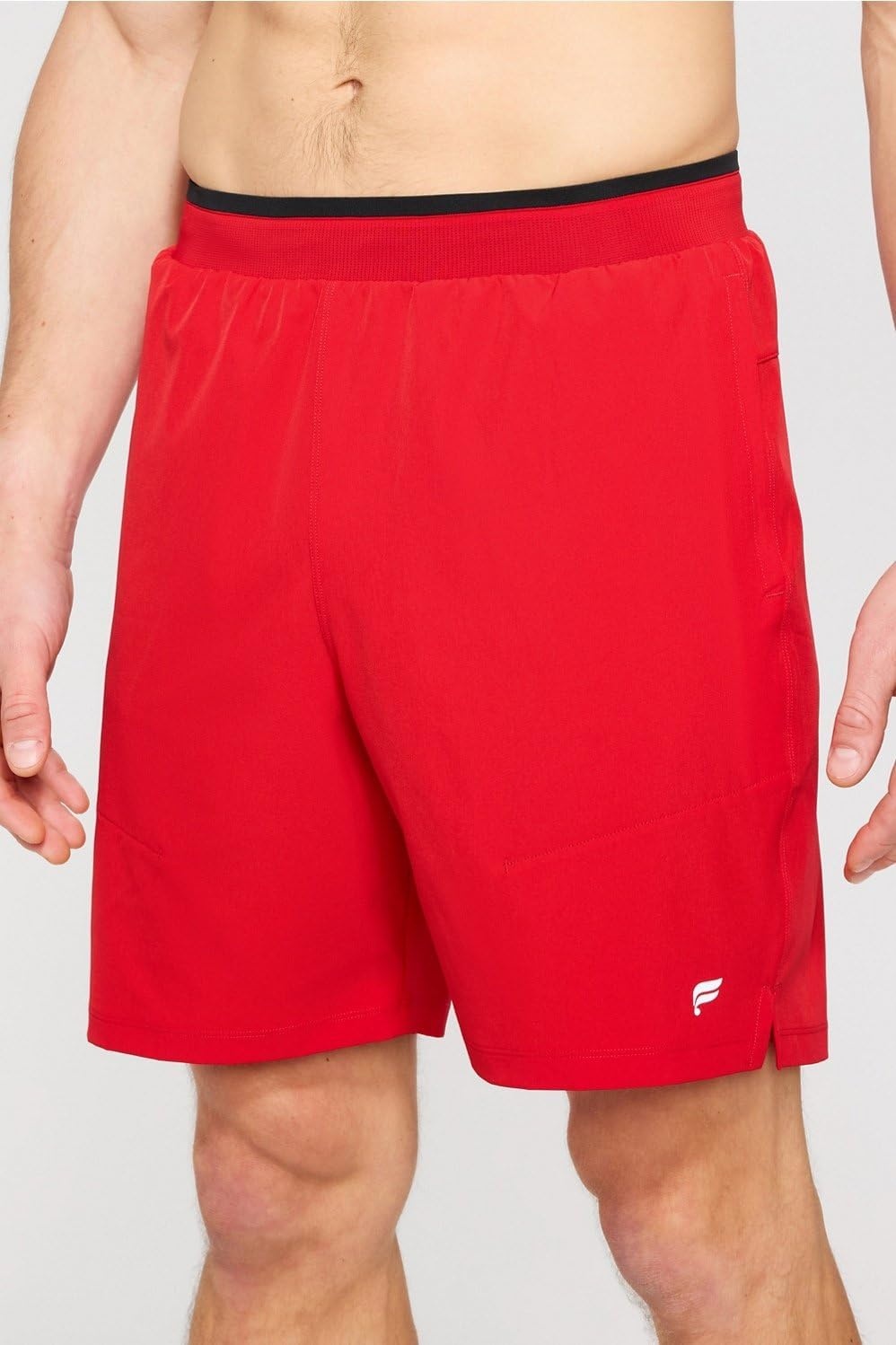 image:imageFabletics Mens The Fundamental Short II Workout Running Training Gym Yoga Ultra LightweightHeated Red