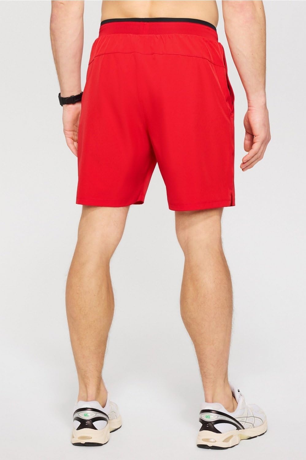 image:imageFabletics Mens The Fundamental Short II Workout Running Training Gym Yoga Ultra LightweightHeated Red