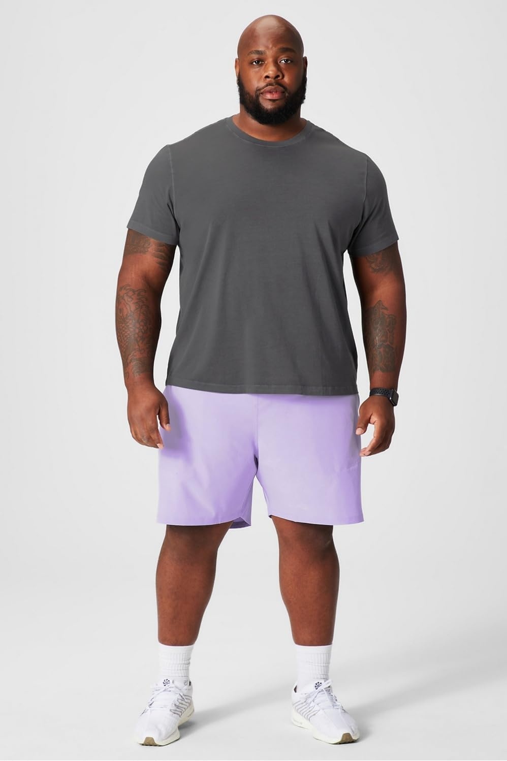 image:imageFabletics Mens The Fundamental Short II Workout Running Training Gym Yoga Ultra LightweightIconic Lavender