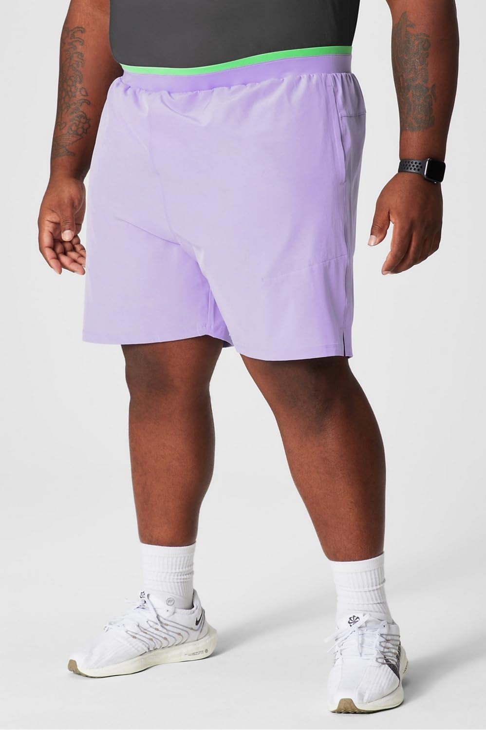image:imageFabletics Mens The Fundamental Short II Workout Running Training Gym Yoga Ultra LightweightIconic Lavender