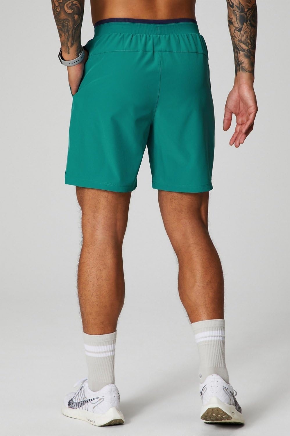 image:imageFabletics Mens The Fundamental Short II Workout Running Training Gym Yoga Ultra LightweightMiami Tide