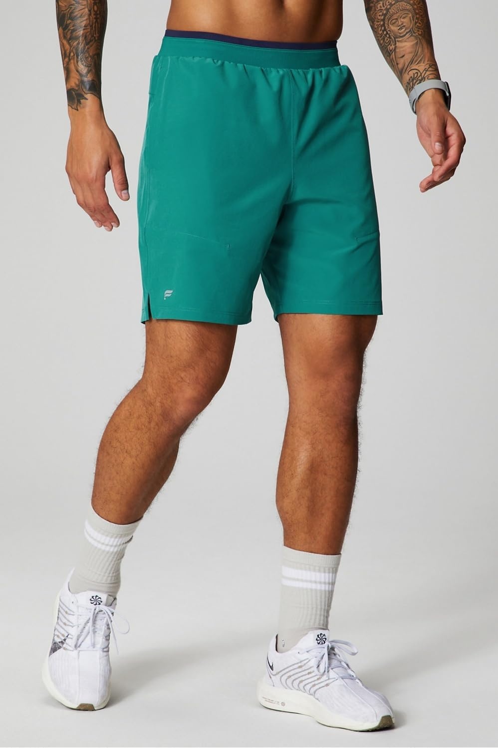 image:imageFabletics Mens The Fundamental Short II Workout Running Training Gym Yoga Ultra LightweightMiami Tide