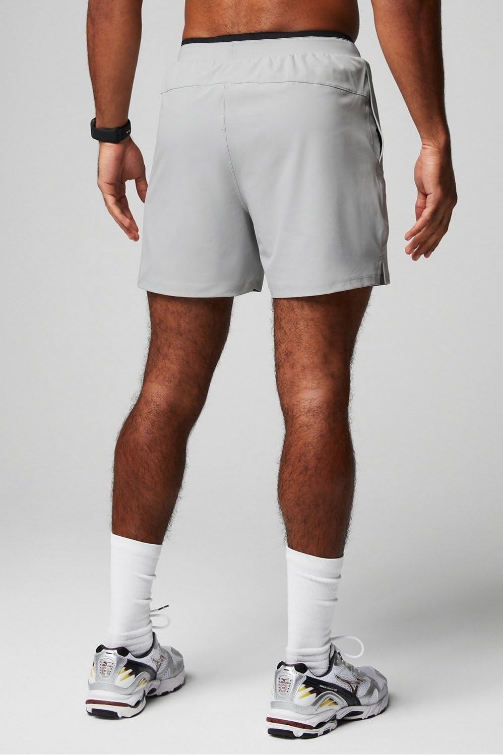 image:imageFabletics Mens The Fundamental Short II Workout Running Training Gym Yoga Ultra LightweightMineral Grey