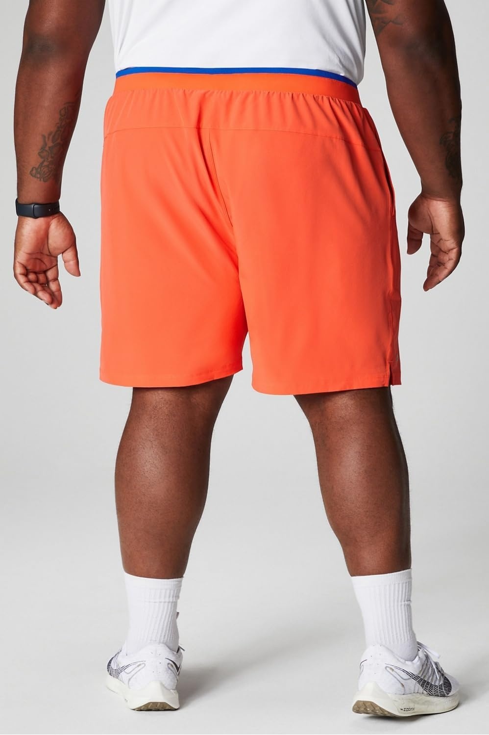 image:imageFabletics Mens The Fundamental Short II Workout Running Training Gym Yoga Ultra LightweightPassion Orange