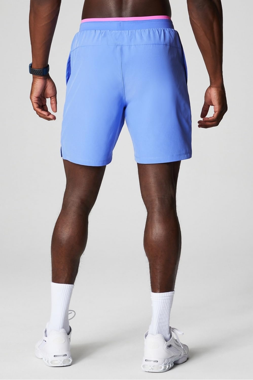 image:imageFabletics Mens The Fundamental Short II Workout Running Training Gym Yoga Ultra LightweightPeriwinkle Punch